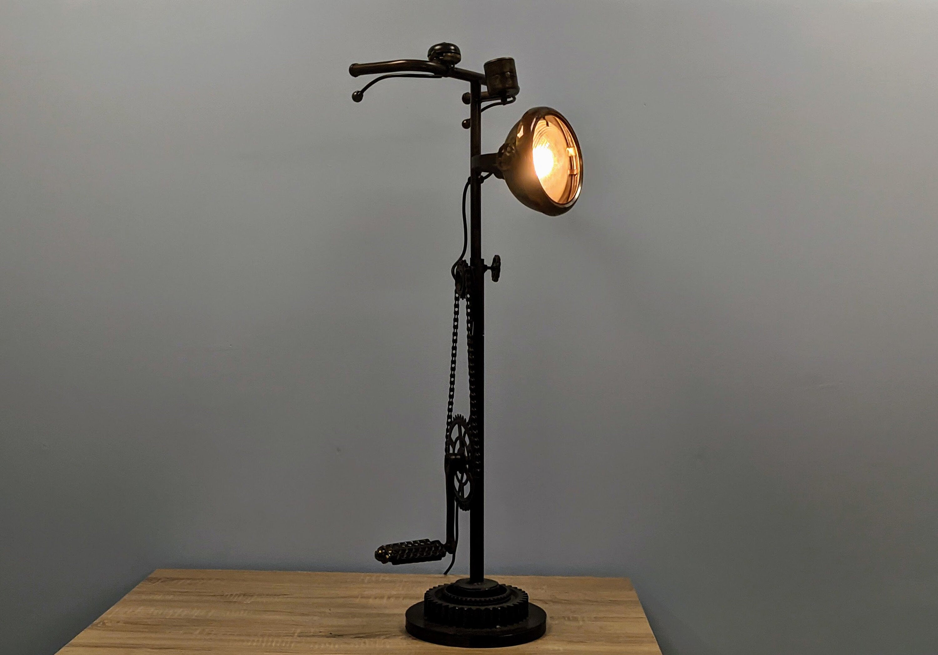 Industrial pipe deals floor lamp