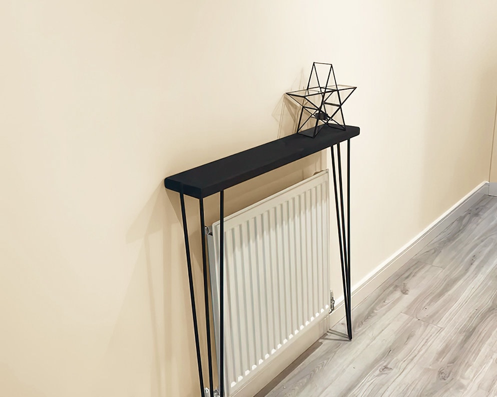 Black metal legs online for console table